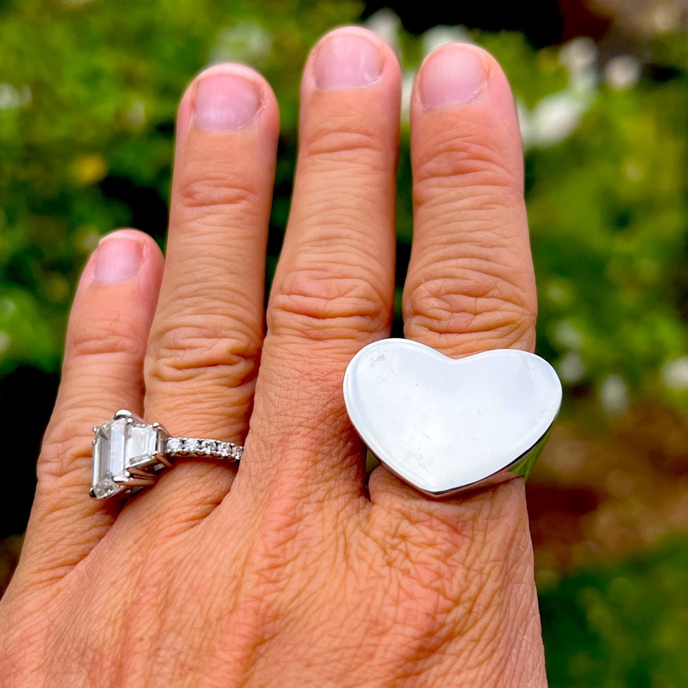 Tiffany & Co Silver Heart Ring